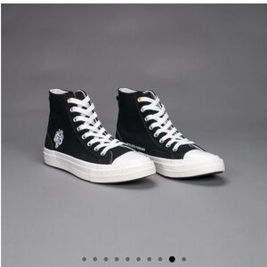 DARC SPORT WOLVES FOREVER SUEDED WALK 1-DIOS HIGH TOP SHOE IN BLACK